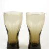 2 hoge glazen rookglas