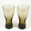 2 hoge glazen rookglas