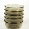 5 rookglas schaaltjes / kommetjes
