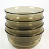 4 rookglas schaaltjes / kommetjes