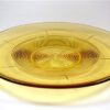 Vintage schaal glas amber