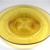 Vintage schaal glas amber