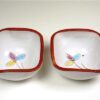 2 mini vintage bakjes