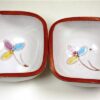 2 mini vintage bakjes