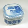 Vintage porseleinen bakje met deksel