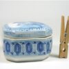 Vintage porseleinen bakje met deksel
