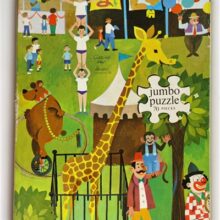 Vintage puzzel dierentuin
