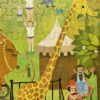 Vintage puzzel dierentuin