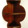 Houten "open" wandkastje