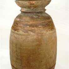 Grote houten vaas