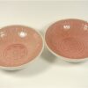 2 schaaltjes roze