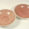 2 schaaltjes roze