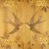 Vintage dienblad vogels