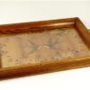 Vintage dienblad vogels