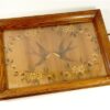Vintage dienblad vogels