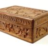 Vintage houten doosje bewerkt