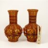 2 vintage vaasjes rotan
