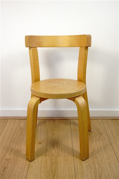 Vintage houten stoeltje