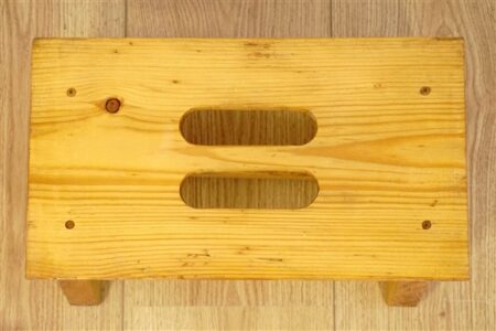 Houten opstapje