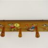 Vintage houten kinder kapstokje