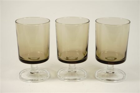 Vintage glazen rookglas