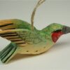 Houten vogeltje groen