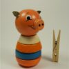 Vintage stapeltorentje varken