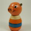 Vintage stapeltorentje varken