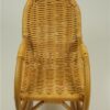 Vintage poppenstoeltje rotan