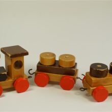 Vintage houten trein