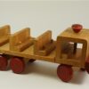 Vintage houten vrachtwagen