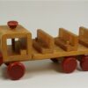 Vintage houten vrachtwagen