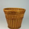 Vintage bloempotje rotan / bamboe