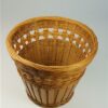 Vintage bloempotje rotan / bamboe