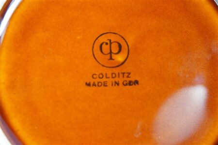 2 vintage soepkommen + schotels, Colditz