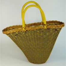 Vintage tas / mandje gevlochten - Frankrijk