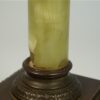 Vintage lampvoet groen marmer onyx / messing