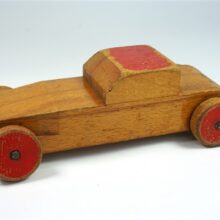 Antiek houten autootje
