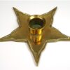 Vintage messing kandelaar ster