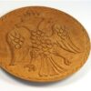 Houten wandbord mythologische vogel
