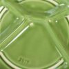 Vintage fondue borden groen