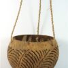 Kokosnoot plantenhanger