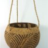 Kokosnoot plantenhanger