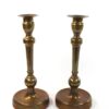 2 kandelaars koper / messing
