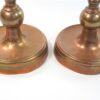 2 kandelaars koper / messing