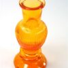 Oranje glas kandelaar