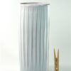 Witte vaas ribbels