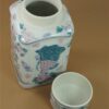 Vintage vaas pastel bloem Chinees