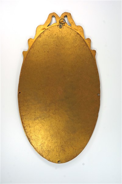 Ovale spiegel goud