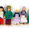 Poppenhuis popjes + meubeltjes